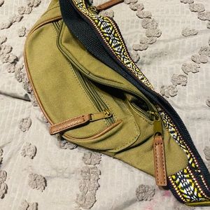 Olive green fanny pack